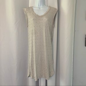 PHILLIP LIM 3.1 STUDDED COTTON CASUAL SHEATH DRESS